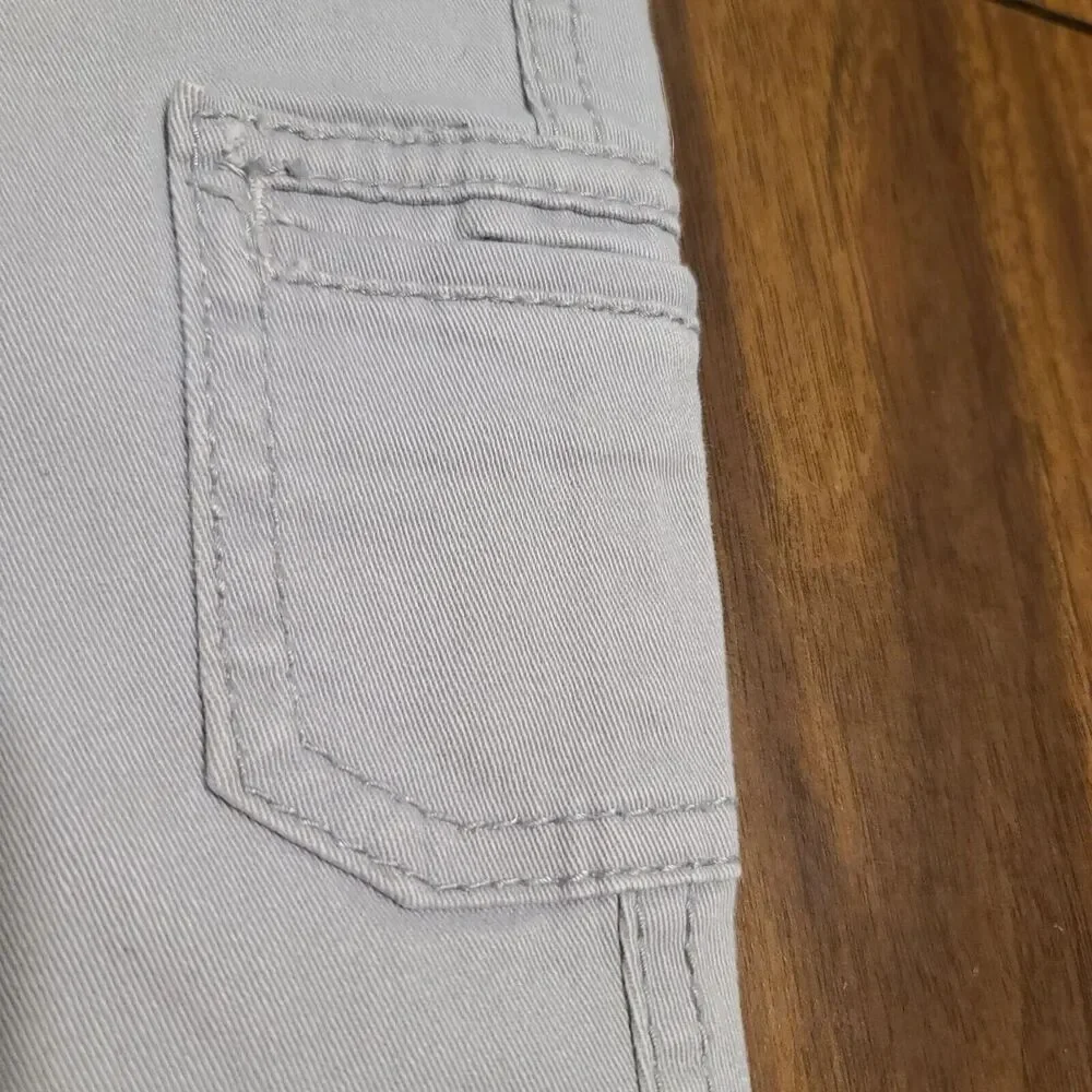 Justice Premium Girls Light Gray Jeans Pants Size 8S